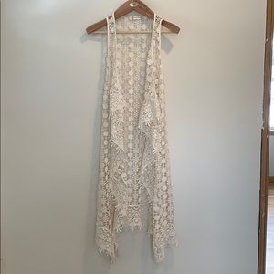 Altar’d State Crochet Duster sz S ✨